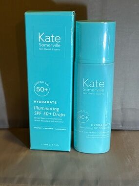 Kate Somerville Hydrakate Illuminating SPF 50+ Drops Exp.7/26 Brand New&Sealed!!